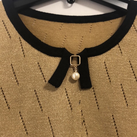 Knitted top shortsleeved - Picture 4 of 4